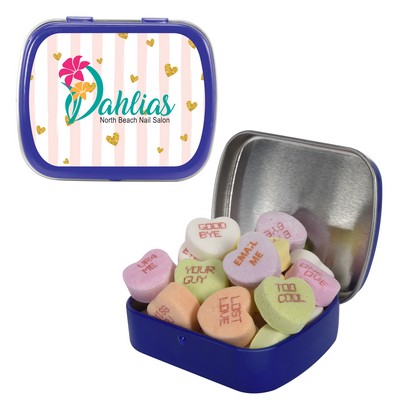 Small Mint Tin With Conversation Hearts