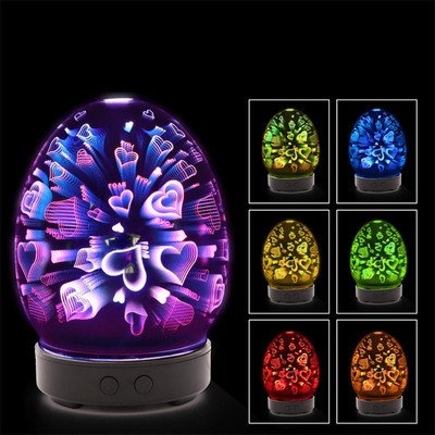 3D Egg-shaped Ultrasonic Aromatherapy Humidifier