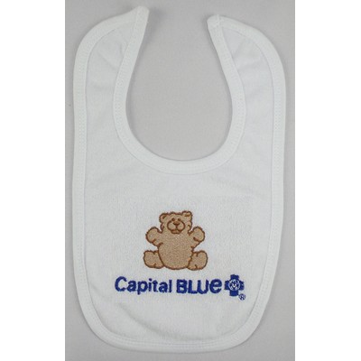 2-Ply Interlock White Bib