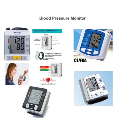 Kidder Wrist Blood Pressure Monitor, Pulse/ Heart Rate Monitor