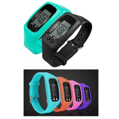 Waterproof Fitness Tracker + Pedometer Watch