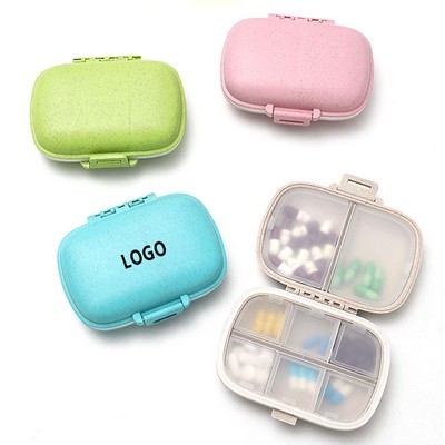 8 Compartments Travel Pill Case