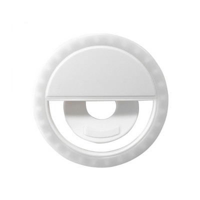 Bower Clip On LED Ring Light White