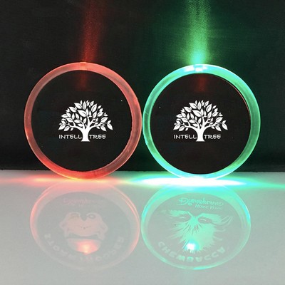 Light Up LED Button Pin Badge