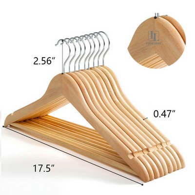 Wooden Coat Hanger Rack