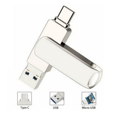 16 GB Crystal USB 3.0 Flash Drive