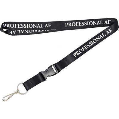 3/8 Nylon Lanyard with Buckle Release