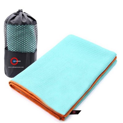 Non Slip Quick Dry Microfiber Yoga Mat Towel