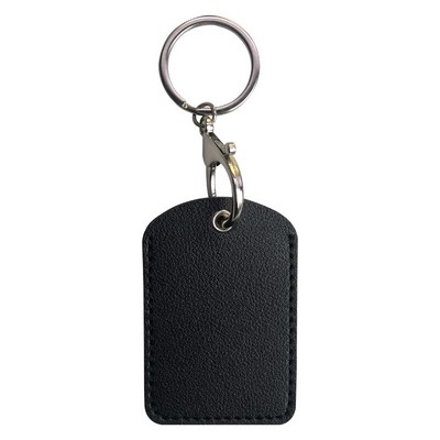 Small Rectangle PU Keytag Case PU Card Case Card Holder Access Control Card Sleeve