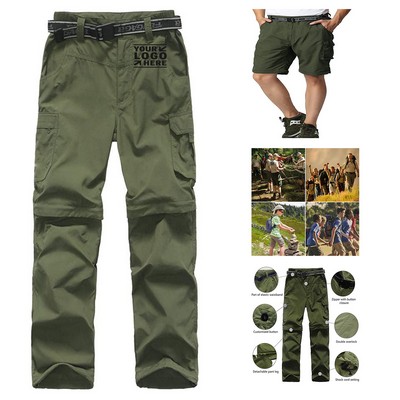 Men's Lightweight Detachable Hiking Pants