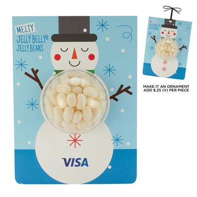 Holiday Billboard Candy Card - Coconut Jelly Belly® Jelly Beans