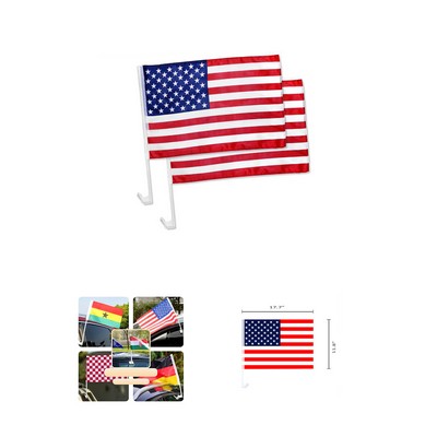 Patriotic Car Flag