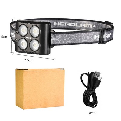 Rechargeable Head Flashlight Lamp