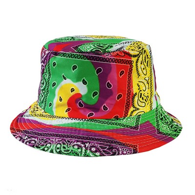 #7 Polyester Reversible Fashion Sun Hat Bucket Hat