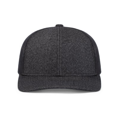 Pacific Headwear Melange Heather Low-Profile Trucker