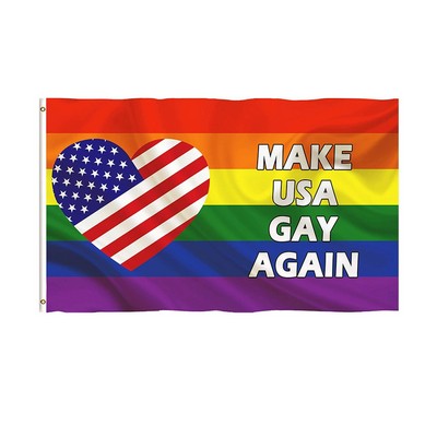 Rainbow Progress Pride Flag 3x5FT