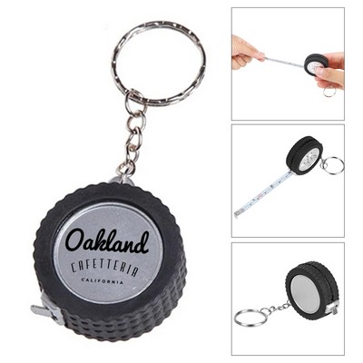 Keychain Tire Tape Measure