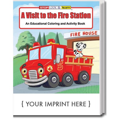 A Visit to the Fire Station Coloring Book Fun Pack