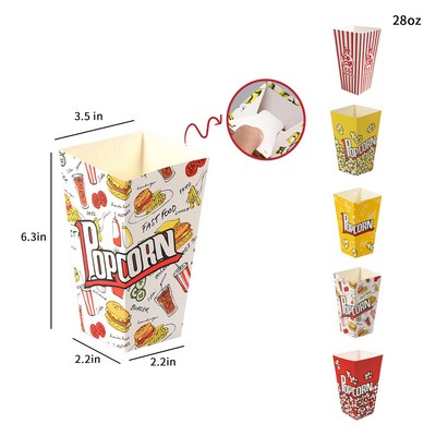 Popcorn Box Cardboard Popcorn Container For Party