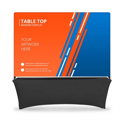 Table Top Banner - Back Wall Display Package (6.07ft x 5.41ft)