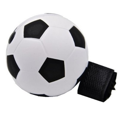 Soccer Ball Yo-Yo Stress Reliever Squeeze Toy