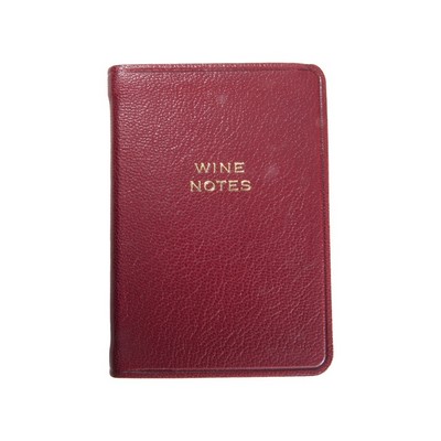 Miniature Wine Notes W/ Leather Cover