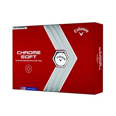 12 Pack Callaway Chrome Soft Golf Balls