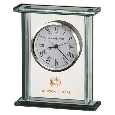 Howard Miller Cooper Rectangle Glass Corporate Gift Clock