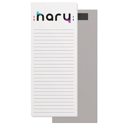 50 Page Magnetic Note-Pads with 4 Color Process (3.375"x8.5")