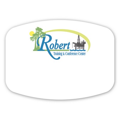 Laminated Name Badge (2.75X3.75") Arched Rectangle