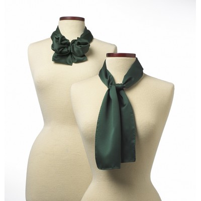 Hunter Green Silk Scarf - 10"x54"