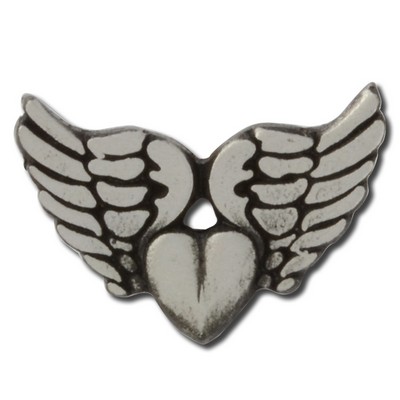 Winged Heart Lapel Pin