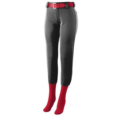 Girls Low Rise Homerun Softball Pant