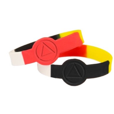 Custom Figured Segmented Silicone Wristband