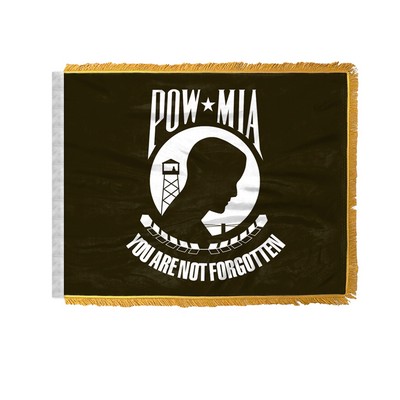 POW MIA Antenna Flags 12x18 inch (black & white)