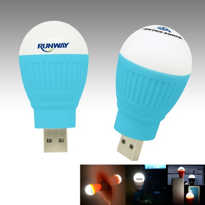 Light Bulb USB LED Light-BLUE