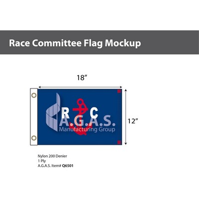 Race Commitee Flags 12x18 inch