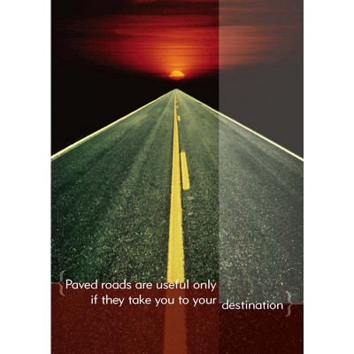 Destination Ahead Prospecting Greeting Card