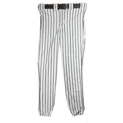 Adult Wrap Knit Pinstripe 14 Oz. Baseball Pant w/ Rear Pocket