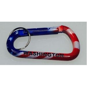 USA Carabiner w/Split Ring