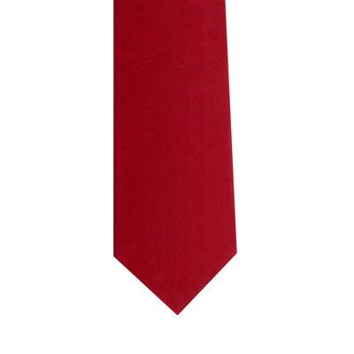 Solid Satin Men's Wine Tie