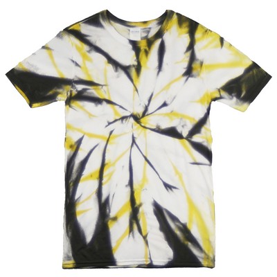 Black/Gold Yellow Chaos Performance Short Sleeve T-Shirt