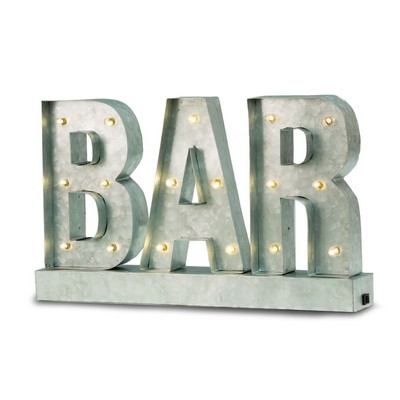 "Bar" Sign w/Lights