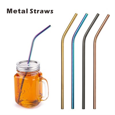 Bent Metal Straws