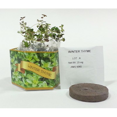 SeedGems™ Paper Planter® Winter Thyme Biodegradable Grow Kit