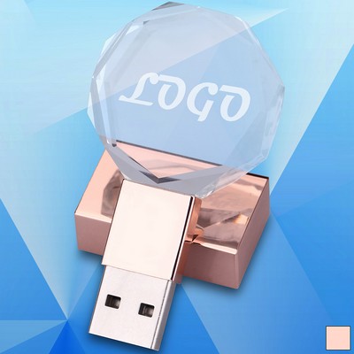 2 3/8'' USB Flash Drive w/Light