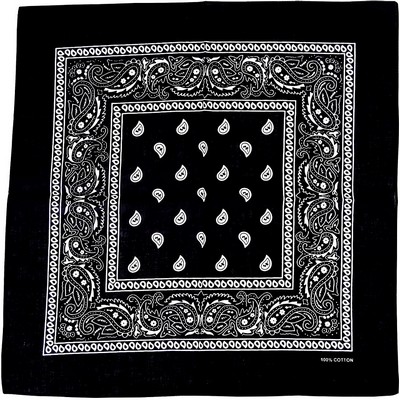 Cotton Premium Paisley Bandannas - Printed (Colors)