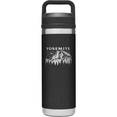 YETI Rambler 18 Oz Bottle with Chug Cap - Laser Engraved