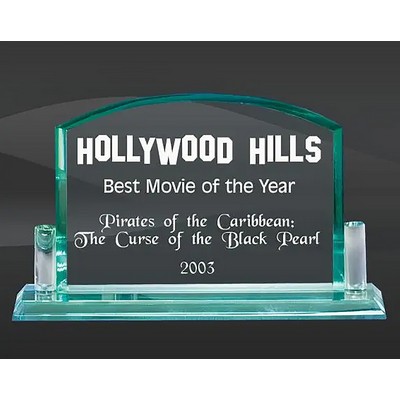 Premium Jade Glass Billboard, Medium (5-3/4"x9-1/2")