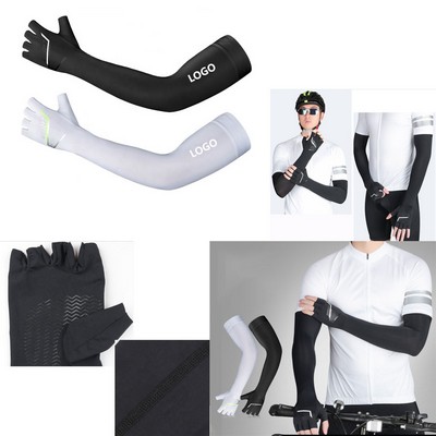 Uv Long Bike Thumb Hole Arm Sleeve